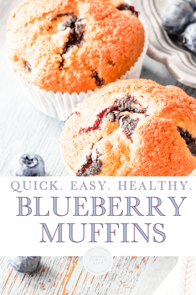 An image of homemade healthy a blueberry oatmeal muffin