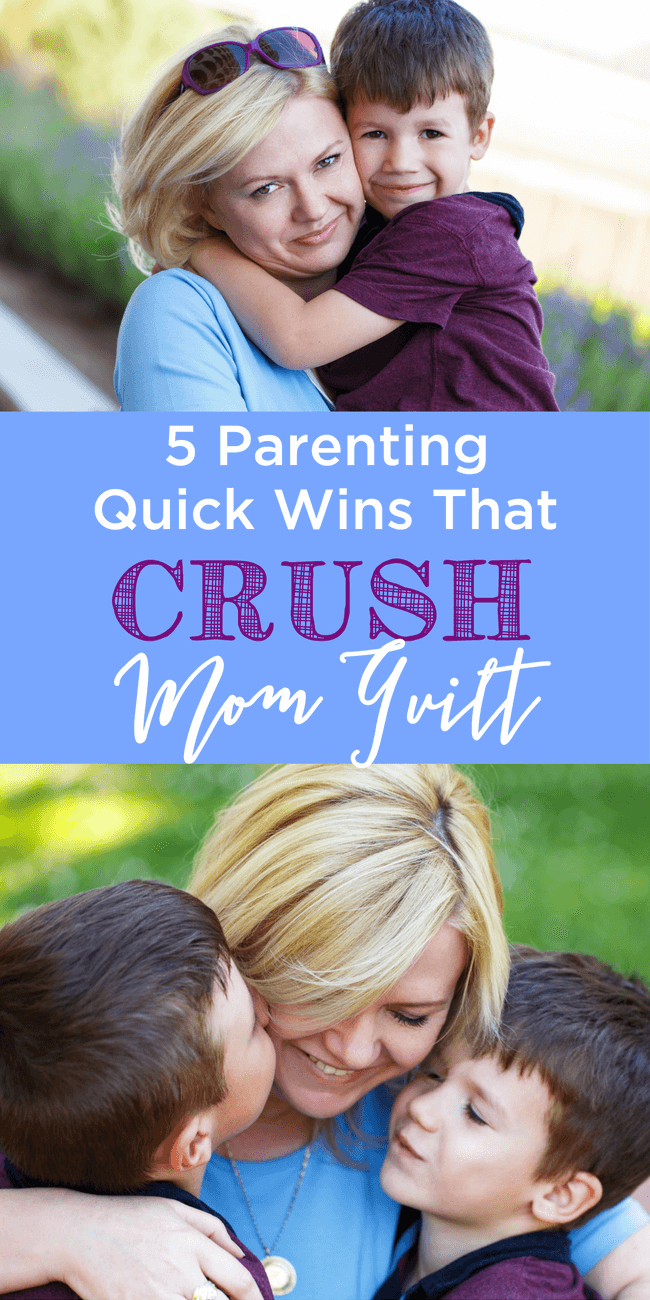 Ever wonder if there's such a thing as quick wins for parents? Well, there are! These 5 are a great start! www.themidlifemamas.com