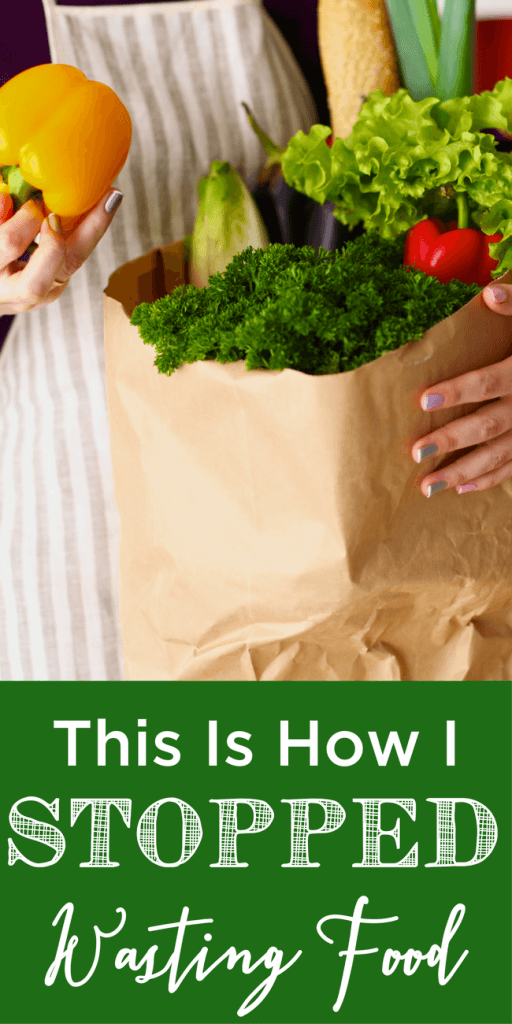 Before you know it, wasting food becomes a habit. But it's easier to stop wasting food than you may think. Here's how I did it! www.themidlifemamas.com