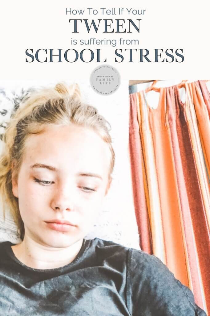 image of young girl in hammock - looking sad and lonely - suggesting the idea of school stress