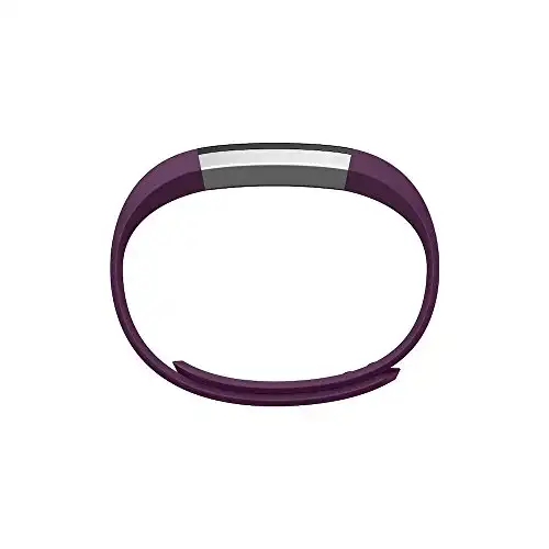 Fitbit Alta Fitness Tracker, Silver/Plum, Large (6.7 - 8.1 Inch) (US Version)