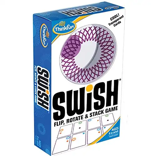Think Fun Swish - A Fun Transparent Card Game and Toy of the Year Nominee For Age 8 and Up