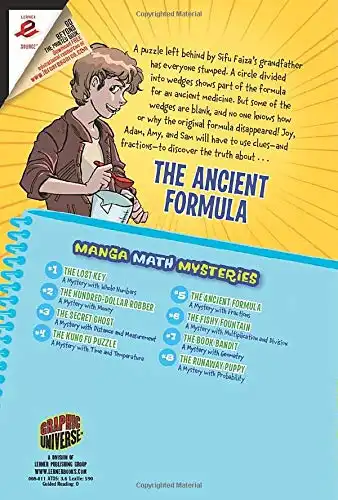 The Ancient Formula: A Mystery with Fractions (Manga Math Mysteries)