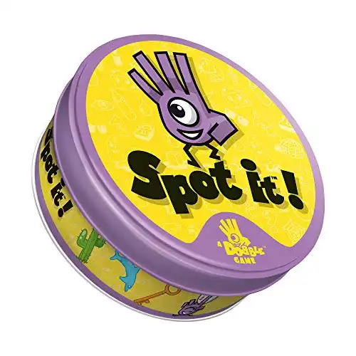 Spot It! Classic Card Game | Game for Kids | Age 6+ | 2 to 8 Players | Average Playtime 15 Minutes | Made by Zygomatic | Color/Packaging May Vary