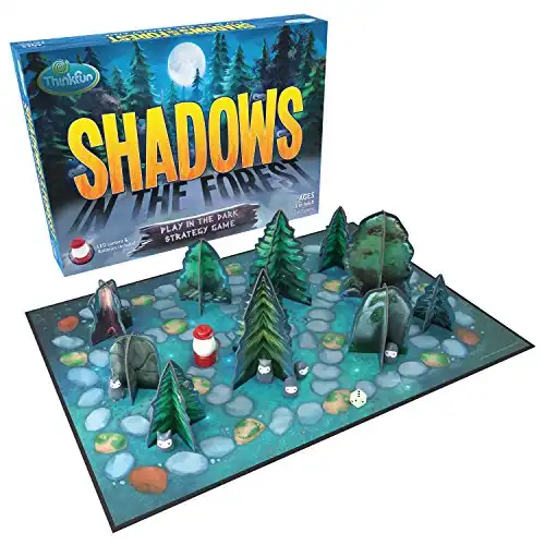 ThinkFun Shadows in the Forest Play in the Dark Board Game for Kids and Families Age 8 and Up - Fun and Easy to Learn with Innovative and Unique Gameplay