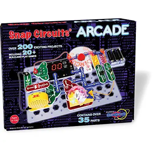 Snap Circuits “Arcade”, Electronics Exploration Kit, Stem Activities for Ages 8+, Multicolor (SCA-200)