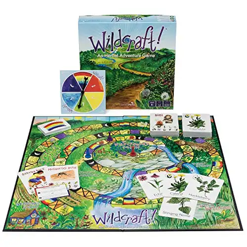 Family Board Game – Wildcraft! An Herbal Adventure Game for Kids Ages 4-8 and Up – a Fun, Cooperative & Educational Board Game that Teaches 25 Medicinal Plants and Problem Solving Skills!