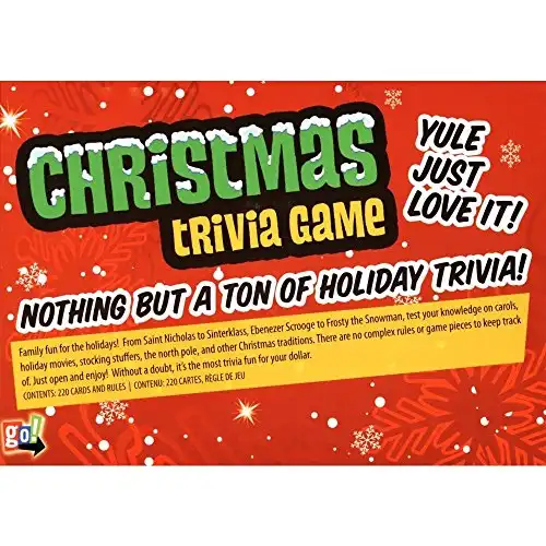 Christmas Trivia Game - Fun Holiday Questions Game Featuring 1200 Trivia Questions - Ages 12+