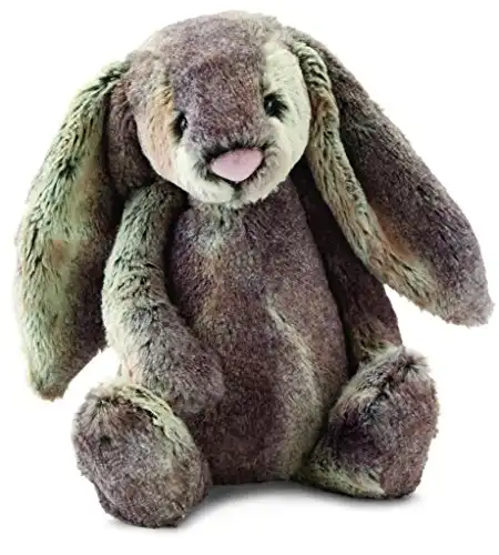 Jellycat Bashful Woodland Bunny Stuffed Animal, Medium, 12 inches