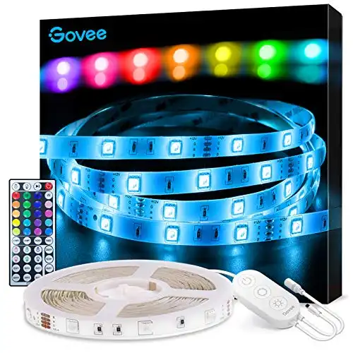 Govee LED Strip Lights, 16.4ft RGB LED Lights with Remote Control